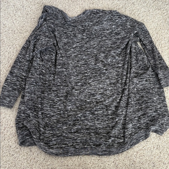 Wishlist Charcoal Black Grey Open-Front Cardigan Swester medium - Picture 5 of 5